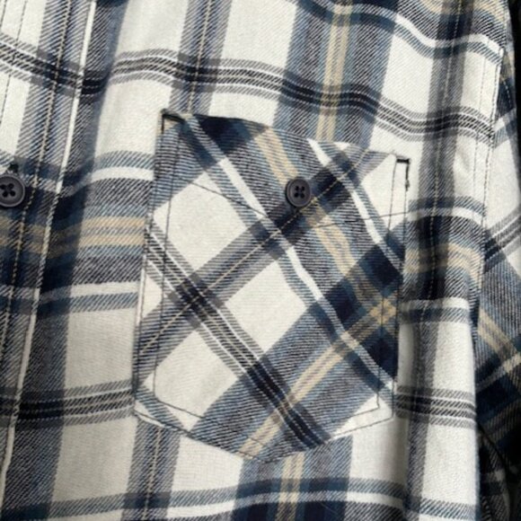 BOSTON TRADERS Mens Flannel Shirt Size Large - Picture 3 of 6